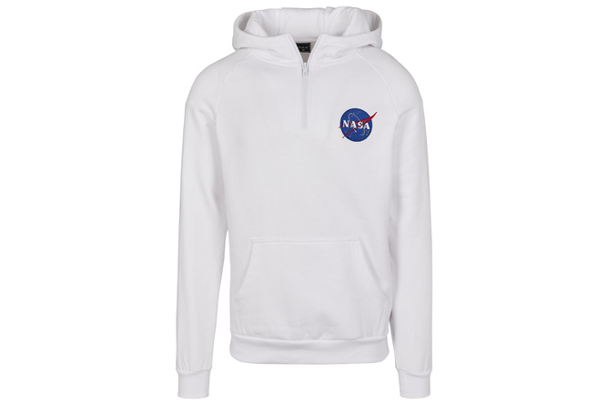 Hoodie NASA Chest EMB white