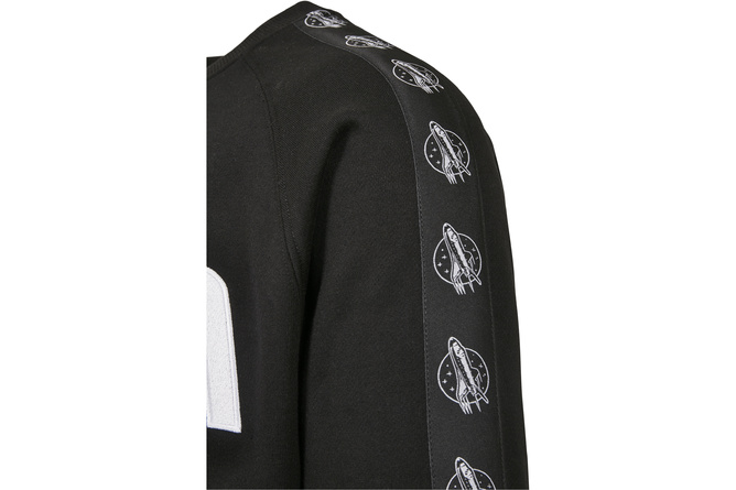 Sweater Rundhals / Crewneck NASA Wormlogo Rocket Tape schwarz
