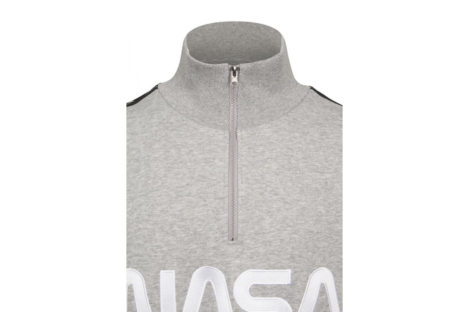 Troyer Sweater NASA Wormlogo Astronaut heather grey