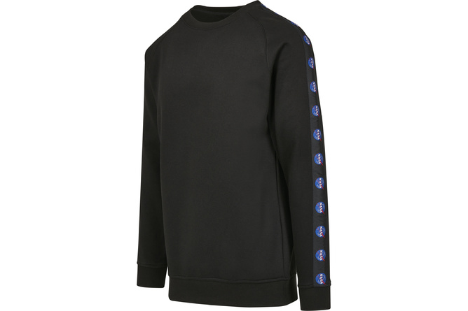 Sweater Rundhals / Crewneck NASA Insignia Tape schwarz