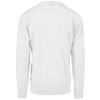 Pull col rond Local Planet femme blanc