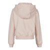 Sweat à capuche Cropped Waiting For Friday enfant pink