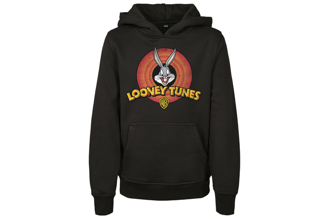 Hoodie Looney Tunes Bugs Bunny Logo Kids black