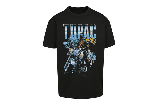 Camiseta Tupac All Eyez On Me Anniversary Oversize Negro