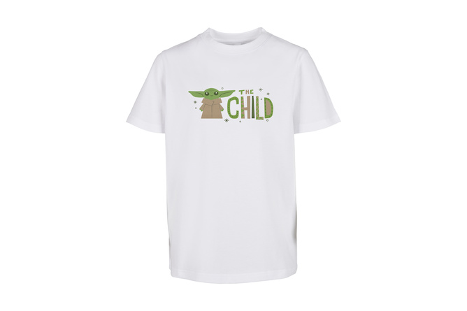 T-Shirt Mandalorian The Child Kids white