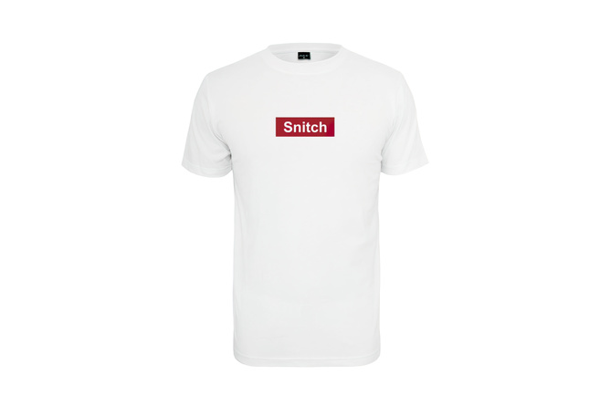 T-Shirt Snitch weiß