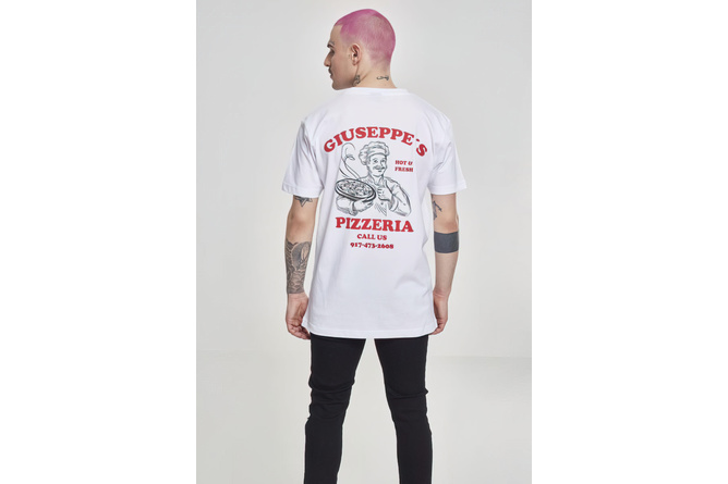T-shirt Giuseppe's Pizzeria blanc