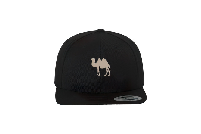 Snapback Cap Desert Camel schwarz