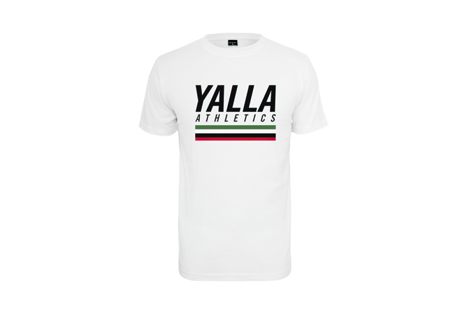 T-shirt Yalla Athletic bianco