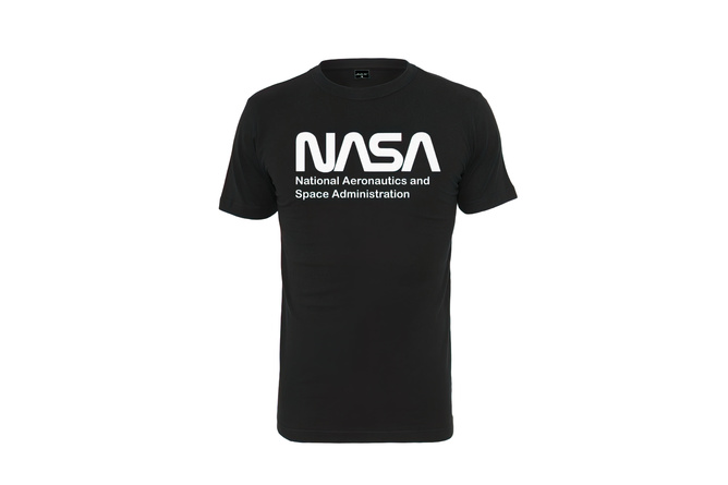 Camiseta NASA Wormlogo negra