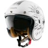 MT Helmets Jethelm Le Mans 2 SV Weiss Ratschenverschluss