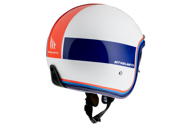Jet / Open Face Helmet MT Le Mans 2 SV Tant white / red / blue glossy