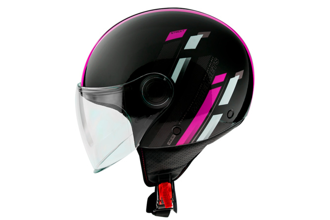 Jet / Open Face Helmet MT Street Scope black / pink glossy