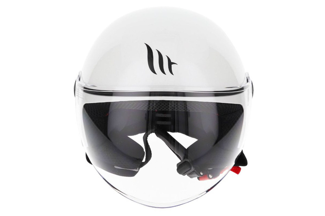 Jet / Open Face Helmet MT Street Uni white glossy