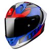 Casque intégral MT Helmets KRE+ Carbon Projectile D7 bleu
