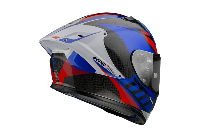 Full Face Helmet MT Helmets KRE+ Carbon Projectile D7 blue