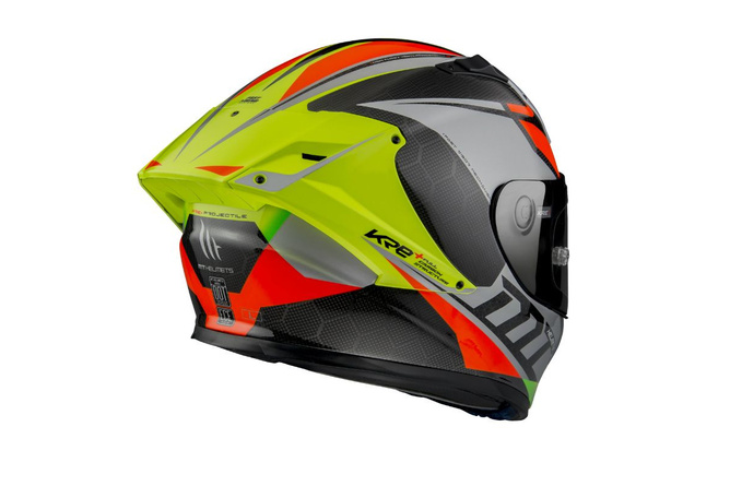 Buy MT Helmets Kre Plus Carbon Projectile D2 Helmet - Grey Online