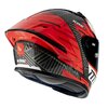 Casco integrale MT Helmets KRE+ Carbon Brush A5 rosso
