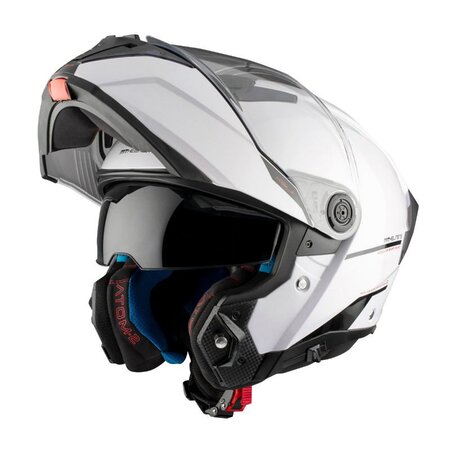 MT Helmets Atom 2 Casque Modulaire En Titane Mat 22.06 Taille S (55/56) Avec Lunettes Solaires, Unisexe, Homologué P/J