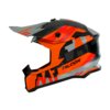Casco Motocross MT Helmets Falcon Arya Naranja Mate