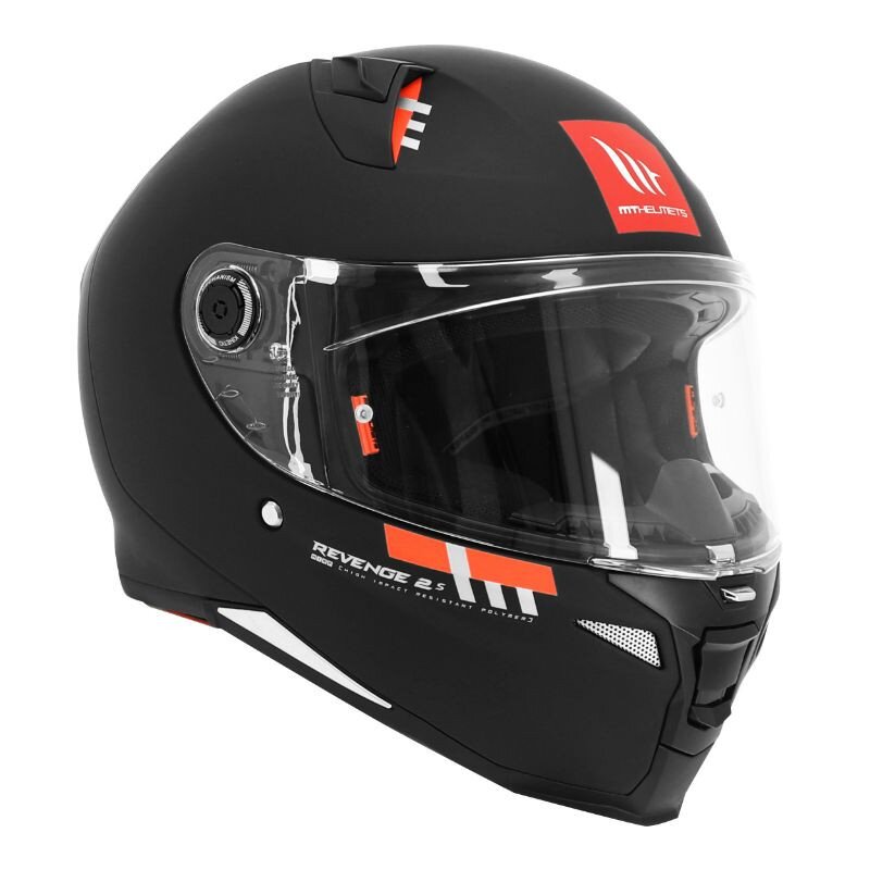 Full Face Helmet MT Helmets Revenge 2 S matte black | MAXISCOOT