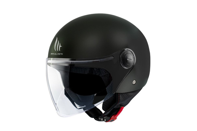 Open Face Helmet MT Helmets Street matte black