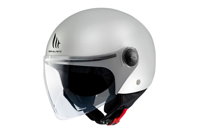 Open Face Helmet MT Helmets Street white