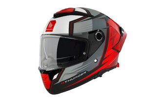 Casco integrale MT Helmets Thunder 4 SV Pental rosso / grigio