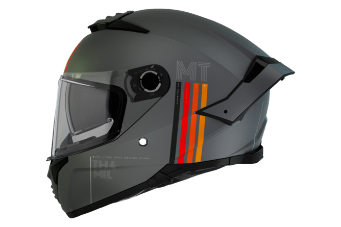 Integralhelm MT Helmets Thunder 4 SV Mil matt grau