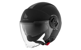 Casque Jet MT Helmets Viale SV S noir mat