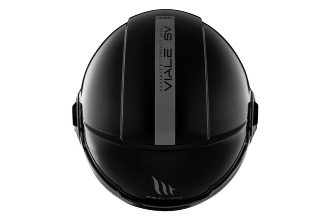 Open Face Helmet MT Helmets Viale SV S glossy black