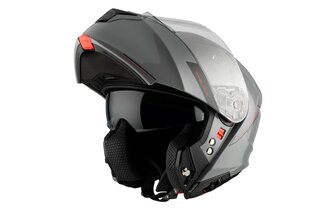 Casco Modular MT Helmets GENESIS Pantalla Doble Gris Brillo