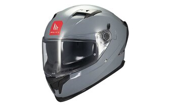 Casco integrale MT Helmets BRAKER A12 grigio opaco