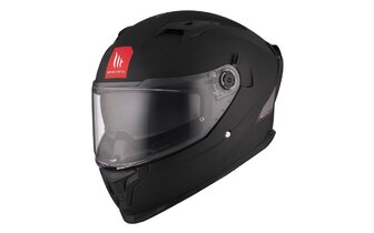 Casco Integral MT Helmets BRAKER A1 Pantalla Doble Negro Mate