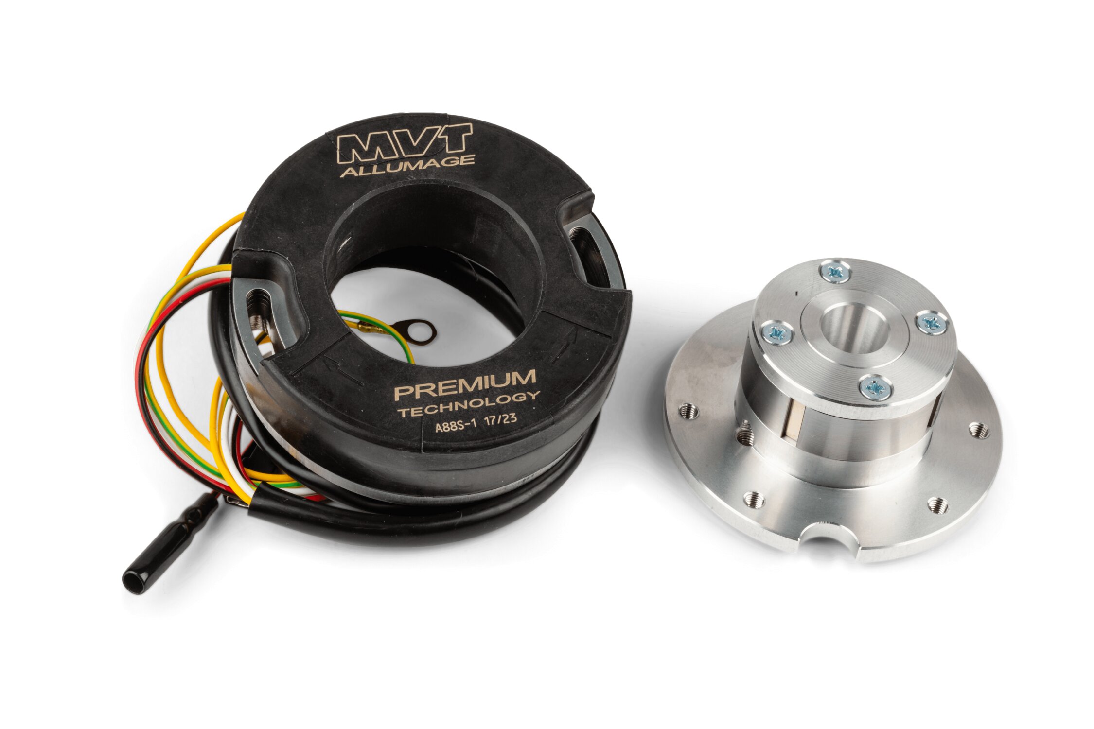 Allumage à Rotor Intérieur MVT PREM10 Avec Bobine LED - Pour Peugeot Ludix 2T - Neuf Sous Blister - Fabriqué En France
