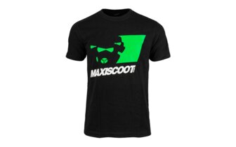 T-shirt Maxiscoot Noir et Vert