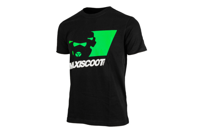 T-shirt Maxiscoot Noir et Vert