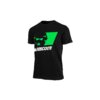 T-shirt Maxiscoot nero / verde