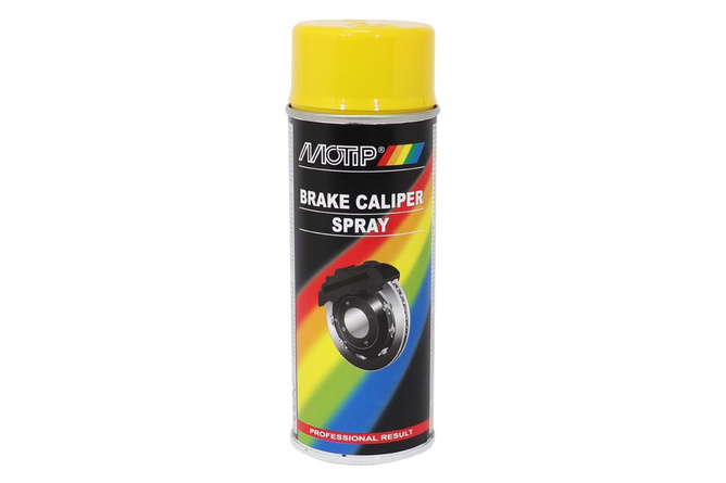 Spray paint Motip Special paint Yellow Glossy Brake caliper spray