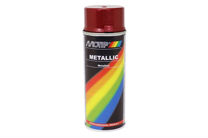 Spray paint Motip Acrylic paint Red Metallic Metallic