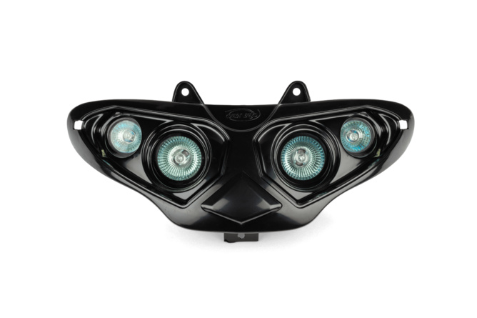 Scheinwerfer Quattrooptik ODF Gilera Runner / Hussar schwarz