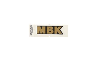 Aufkleber 72 mm x 23 mm - original Ersatzteil MBK bronze