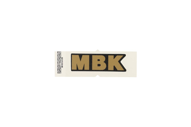 Aufkleber 72 mm x 23 mm - original Ersatzteil MBK bronze