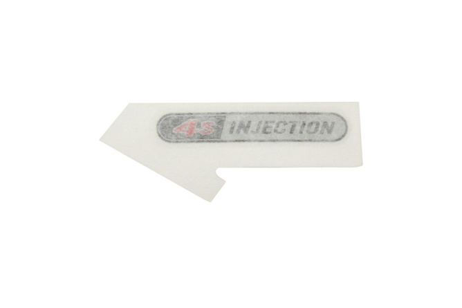 Sticker "4S Injection" - original spare part Piaggio Zip 4-stroke 