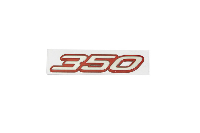 Aufkleber "350" - original Ersatzteil Piaggio MP3 350cc 