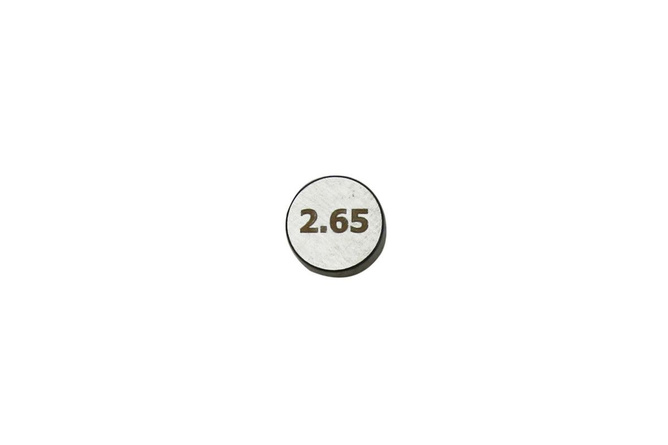 Valve Shim 2,65mm Piaggio 4-stroke 4V