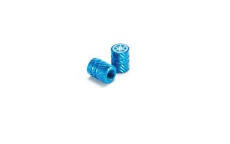 Bouchon de valve Yamaha Helical Bleu (x2)