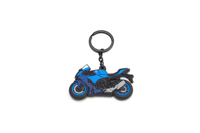 Key Ring Yamaha Paddock Blue Race R1 black