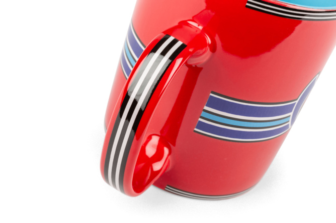 Mug Vespa V-Stripes Rouge