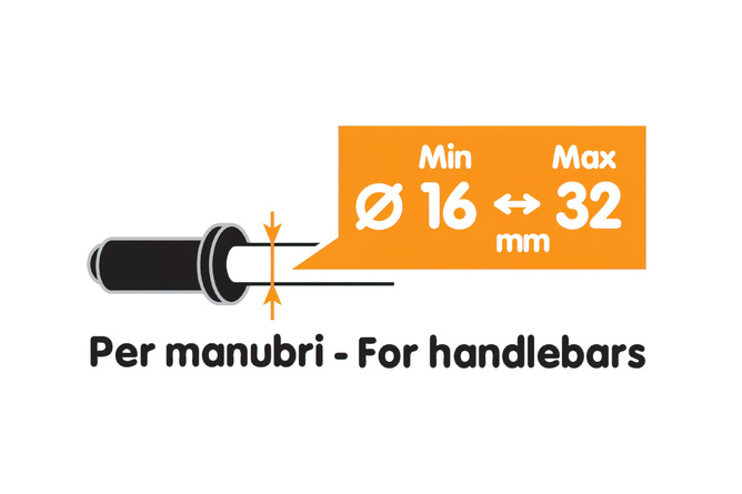 Smartphone Holder Opti Handle for 16-32mm handlebars